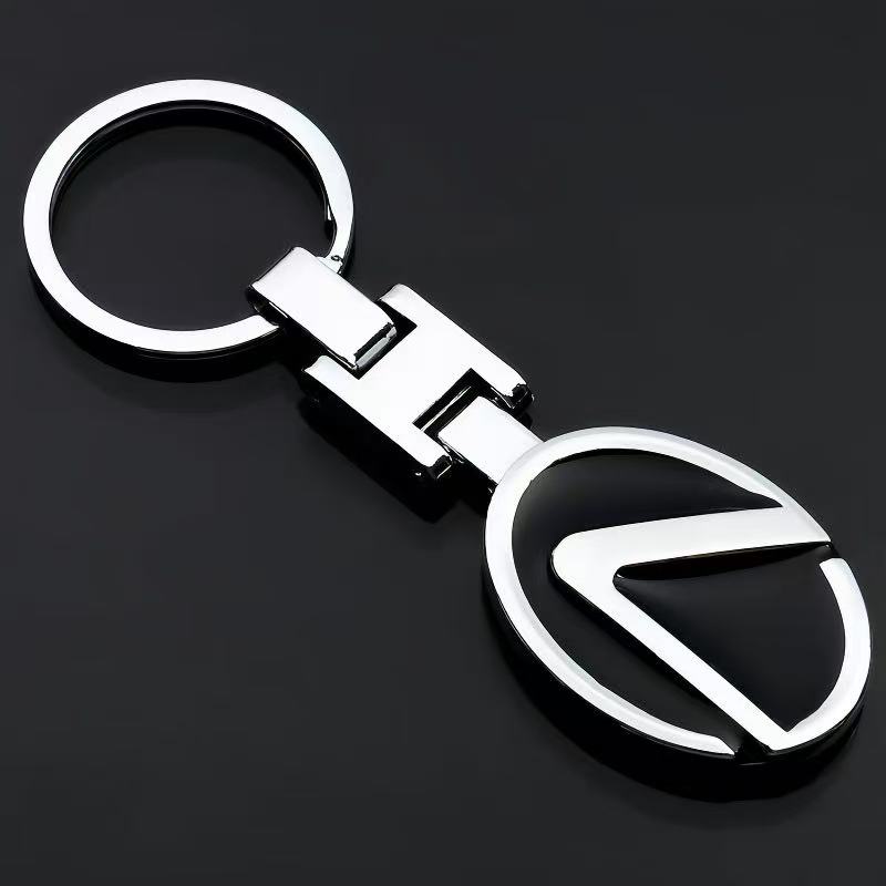 

Car Emblem Keychain Styling Key Ring Accessories For Lexus RX300 IS200 IS250 ES350 Ct200h UX250h NX300h RX350 ES300h RX400h LS чёрный