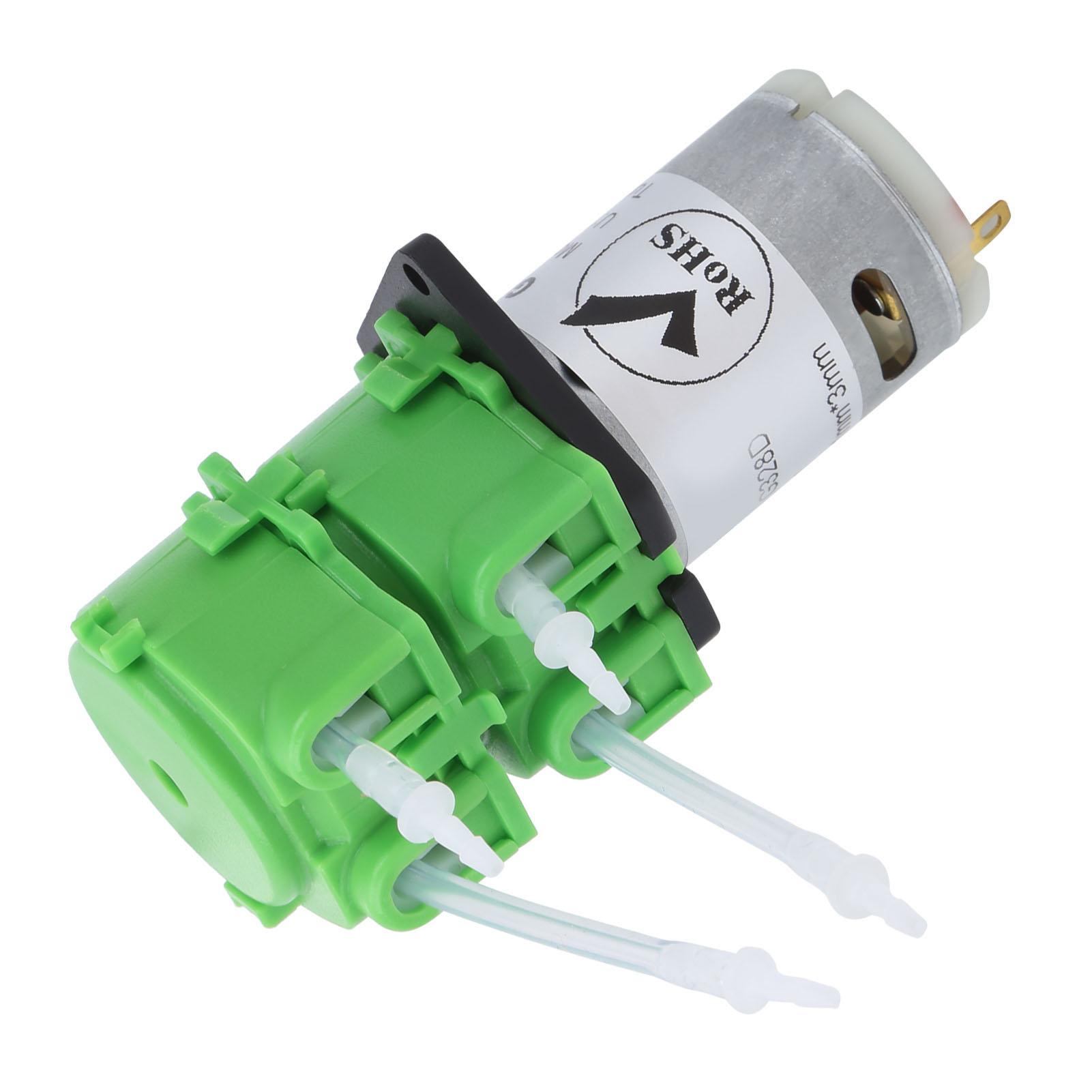 

Дозуючий перистальтичний водяний насос з подвійною головкою, мікрорідина, циркулюючий, 1 x 3 мм TubeDC 24 В