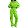 Women's Casual Warm Hooded Sweatshirt And Sweatpants /Winter Sports Set