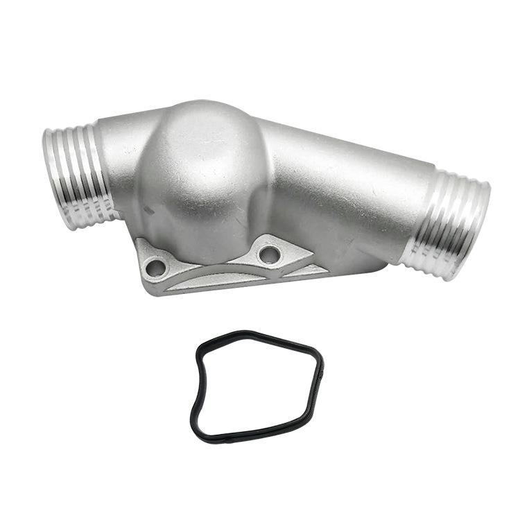 Aluminum Thermostat Assembly with Water Hose Connector for BMW 3 & 5 Series E46/E34