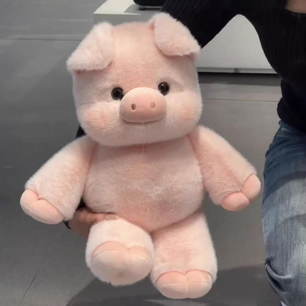 Creative Gift Soft Pig Stuffed Animal Plush Pillow Emotional Support Cute Plush Toy 17.7inch Stuffed Animals Plush