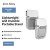 Invisible Portable Laptop Stand 1 Pair Mini Folding Notebook Leg Holder Adjustable Height Non-slip Bracket for Work Gaming Travel
