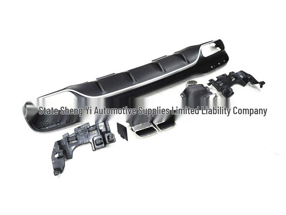 Mercedes-Benz GLE Exhaust Pipe Upgrade: Compatible with GLE300, GLE320, GLE400, GLE450, GLE500, GLE63 AMG Rear Lip Tailpipe Modification.