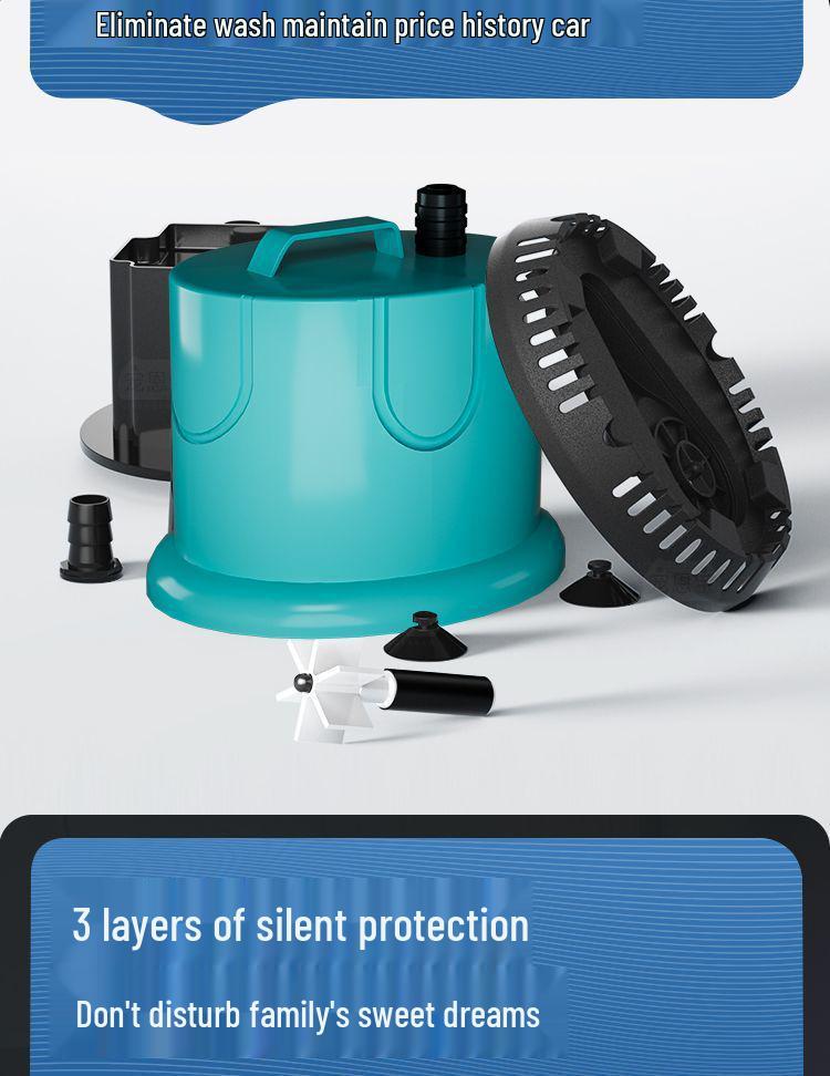 Low Noise Bottom Suction Submersible Pump for Fish Tanks: Household Water Filter & Circulation