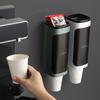 Dispensador de agua Portavasos de papel Portavasos de papel Estante para almacenar vasos Recogedor de vasos Soporte para gotero automático Organizador