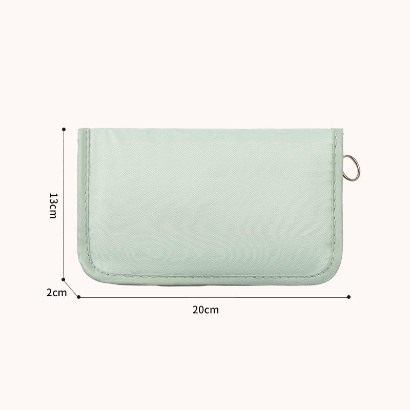 Portable Foldable Medical Pouch Pill Organizer With Zipper Sort First Aid Kit Outdoor Travel Storage Bag Small Items Holder Gift