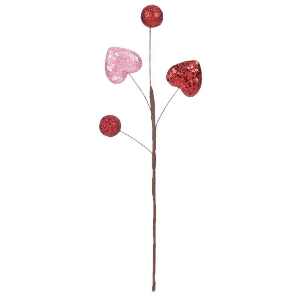 

Anti-splash Water Heart Bouquet Branch Romantic Valentine s Day Flower Decoration Home Decor Style 9
