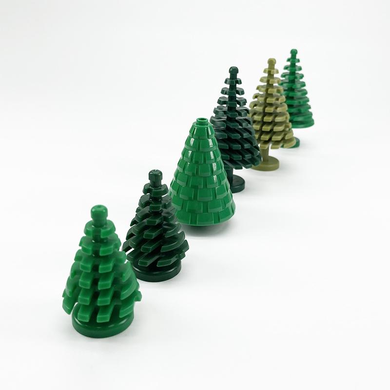 Spruce Tree 3471 Pine Building Blocks Compatible Major Brand Kids Toys Early Learning MOC Child Gift