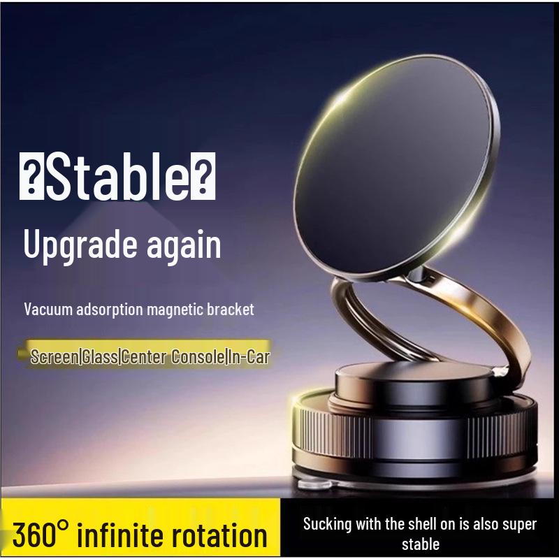 

2025 Magnetic Phone Holder with Suction Cup for Car Navigation - Center Console Mount T28