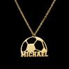 Collier Atoztide Personnalisé avec Nom pour Femmes Basket-ball avec Numéro Bijoux en Acier Inoxydable Chaîne Choker Cadeau d'Anniversaire Personnalisé