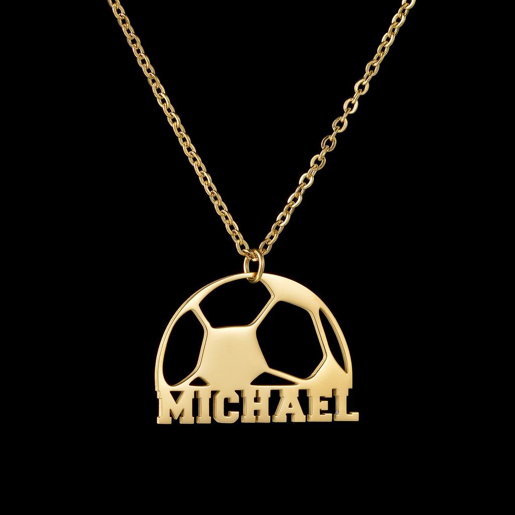 Collier Atoztide Personnalisé avec Nom pour Femmes Basket-ball avec Numéro Bijoux en Acier Inoxydable Chaîne Choker Cadeau d'Anniversaire Personnalisé