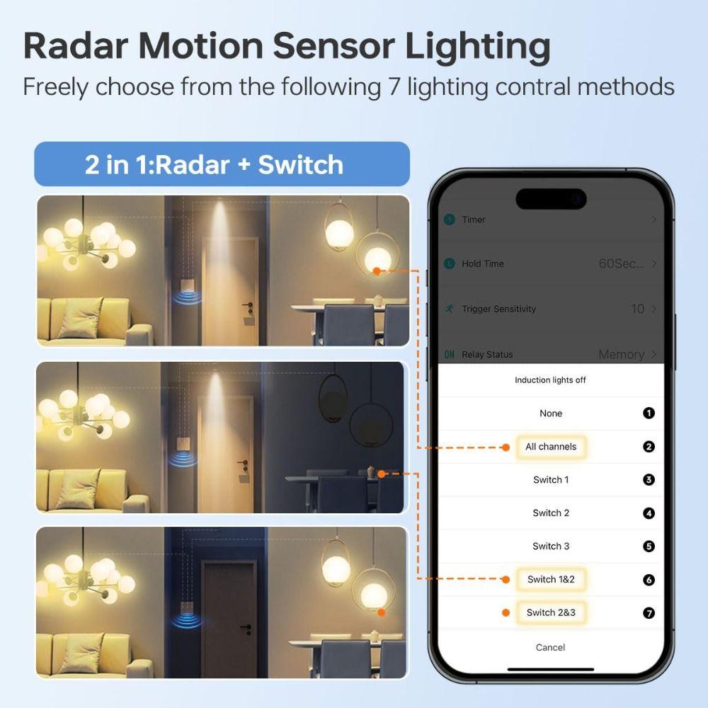 Remote Conrtol PIR Motion Sensor Advanced Smart Presence Sensor  Security Alarm