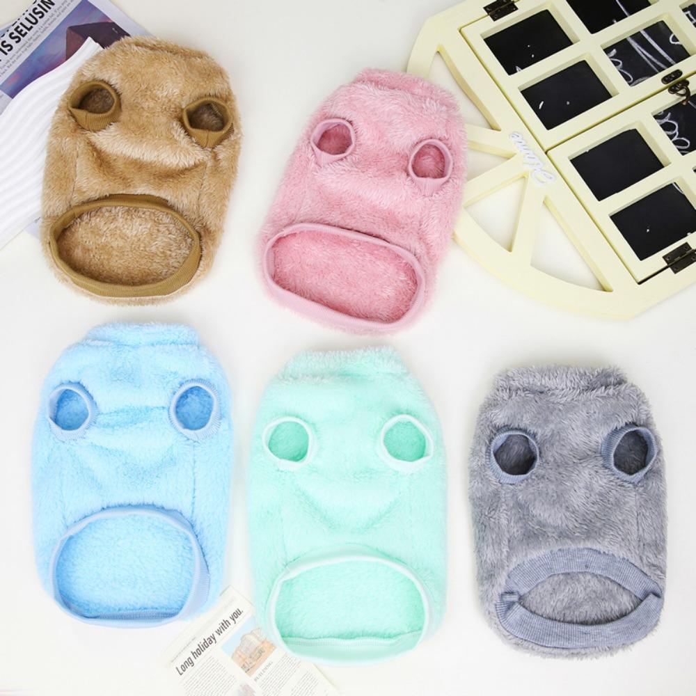 Soft Dog Shirt Puppy Apparel Pet Vest Dog Pullover Puppy Jacket Cat Sweater Dog Hoodies Pet Outfit