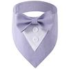 Tanpopo Dog Tuxedo Formal Wedding Bandana Bow Tie Birthday Costume Adjustable Pet Party Attire Valentines Outfit Cosplay Collar