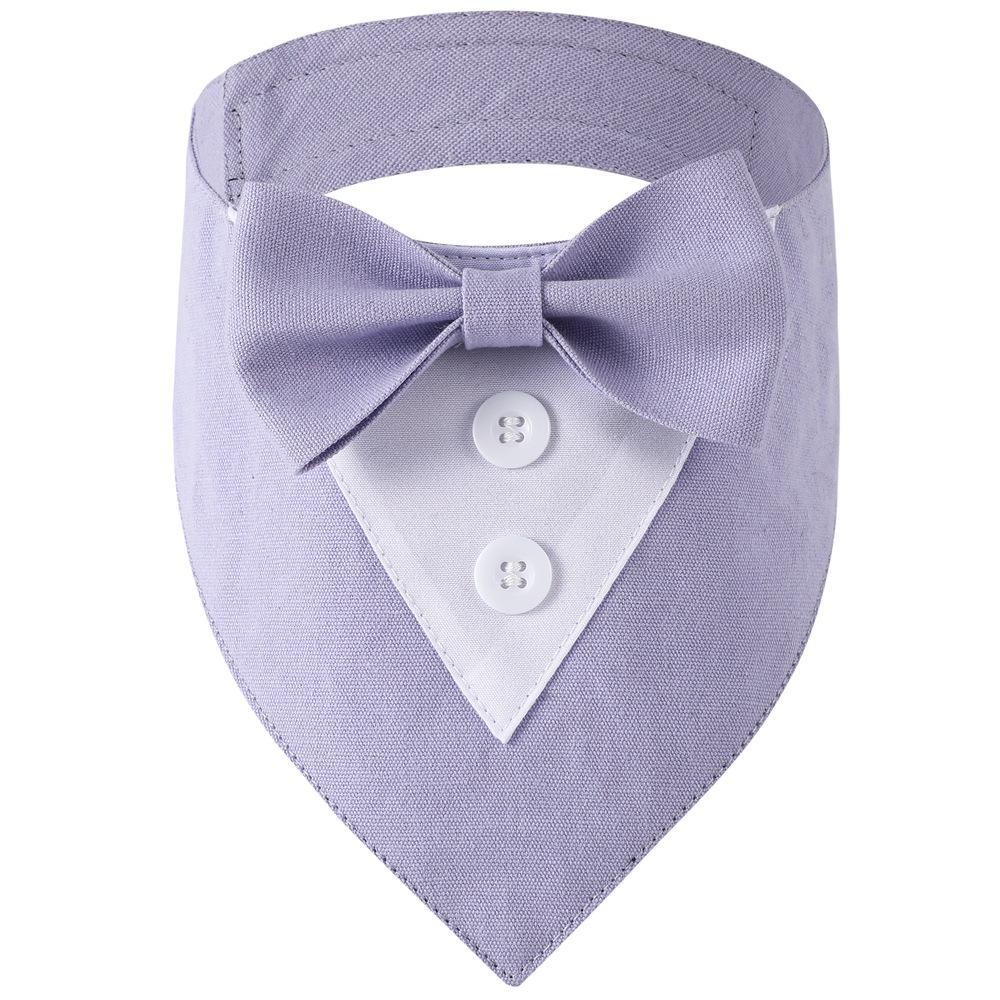 Tanpopo Dog Tuxedo Formal Wedding Bandana Bow Tie Birthday Costume Adjustable Pet Party Attire Valentines Outfit Cosplay Collar