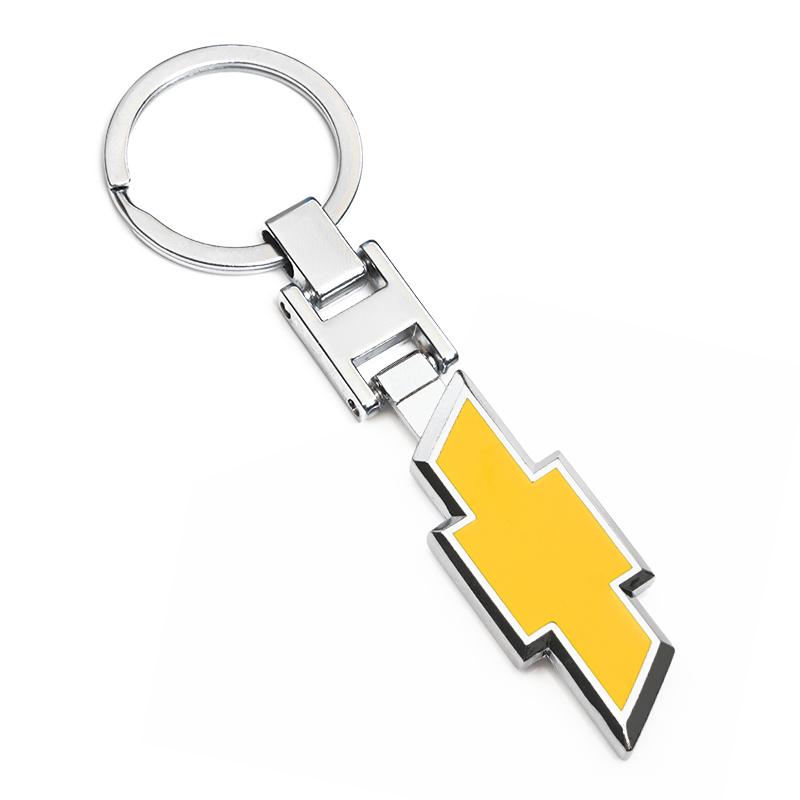 

Zinc Alloy Car Logo Keychain Metal Key Rings Accessories For Chevrolet Corvette Montana TrailBlazer Silverado Traverse Camaro