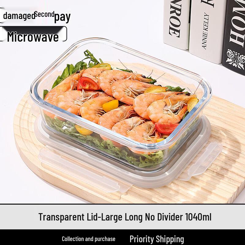Heat-Resistant Glass Food Storage Container