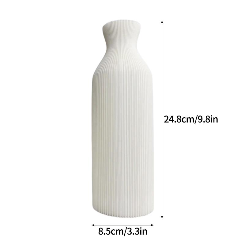 3d Printed Vase Modern Style Vase Flower Vase with Swirl Pattern Aesthetic Floral Display Vase for Living Room Desktop Decor