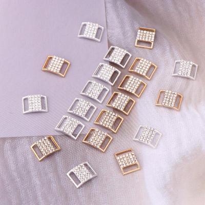 10 Pezzi 10*15Mm Fibbia Connettore Bikini Catena in Lega Fibbia Decorativa Costume da Bagno Accessori Gioielli Fai da Te