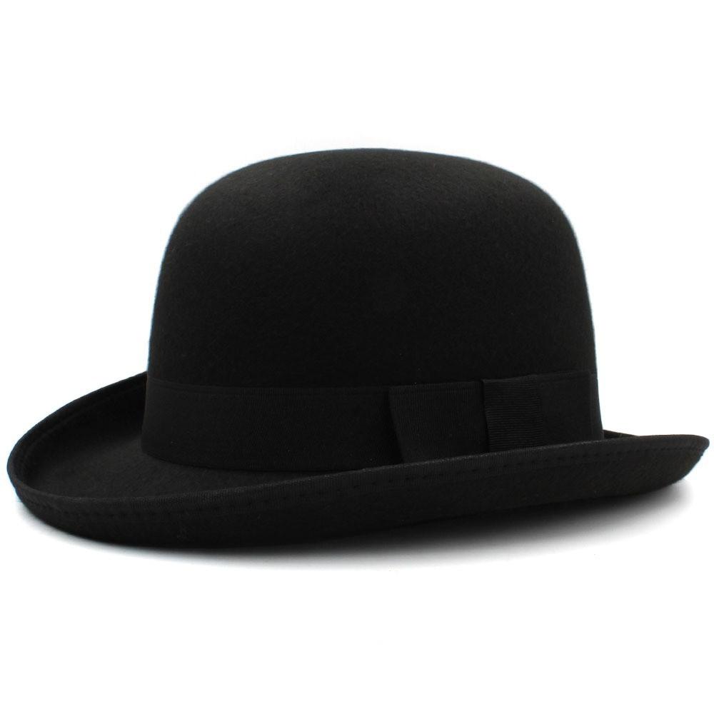 Cappelli autunnali e invernali europei e americani temperamento versatile cappello bombato stile britannico per uomo e donna circonferenza cranica grande cappello in feltro jazz