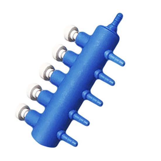 Control Valve Durable Adjustable 2-6 Heads Design Aquarium Air Valve Oxygen Regulating Valve for Fish Tank Pump