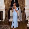 Sexy Girl Summer Dress With 3d Floral Pattern And Backless Design For Casual Wear