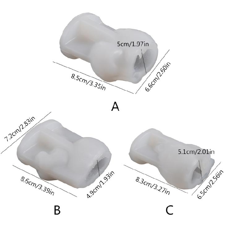Plaster Aromatherapy Candle Molds 3D Candle Making Mold Egg Rabbit Gypsum Mold for Home Decor,Art Crafts Ornaments