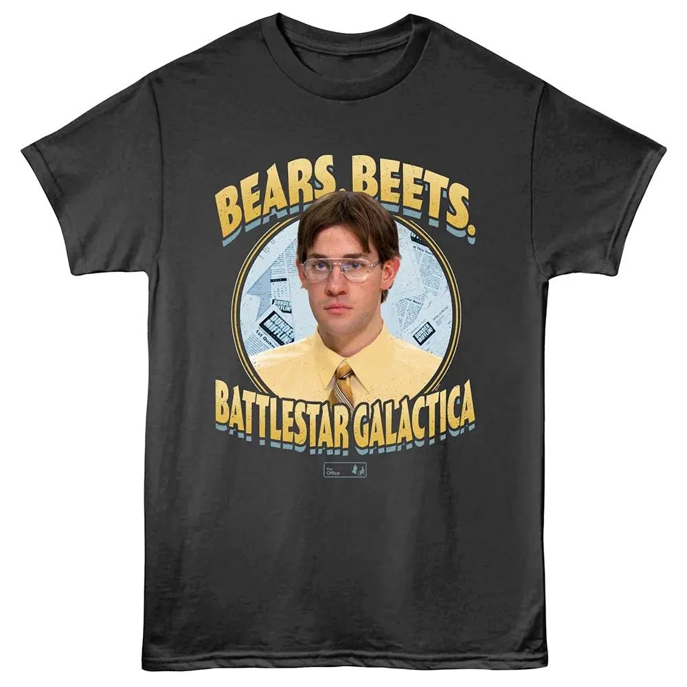 The Office Bears Beets Battlestar Men s T Shirt L