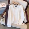 Women S Plus Size Long Sleeve Knit Top Casual Outerwear Base Layer