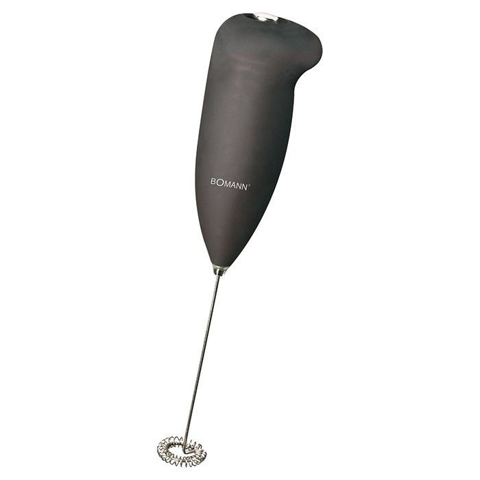 Appareil à milk-shake - Bomann MS 344 CB - Noir - Fonctionnement sur piles - Fouet en acier inoxydable