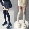 Neue einfarbige Oberschenkelhohe Strümpfe Damen Trendig Lässig Über das Knie Lange Socken für Damen Thermisch Warm Baumwolle Hoher Schlauch Leggings