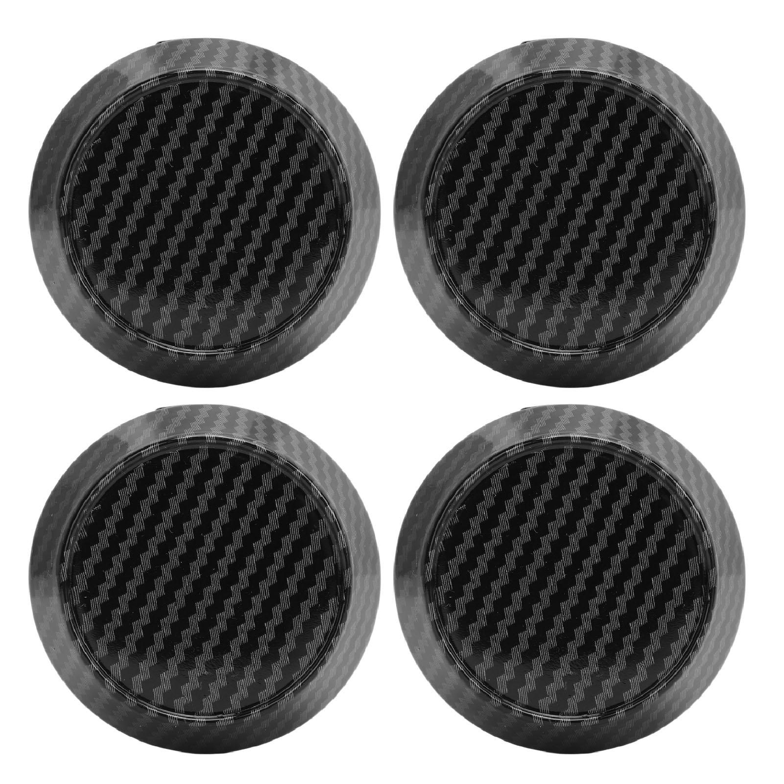 60mm Wheel Center Caps Carbon   Tyre Rim Hub Caps Cover  Fit for Vehicle 60mm Wheel Center Caps чёрный