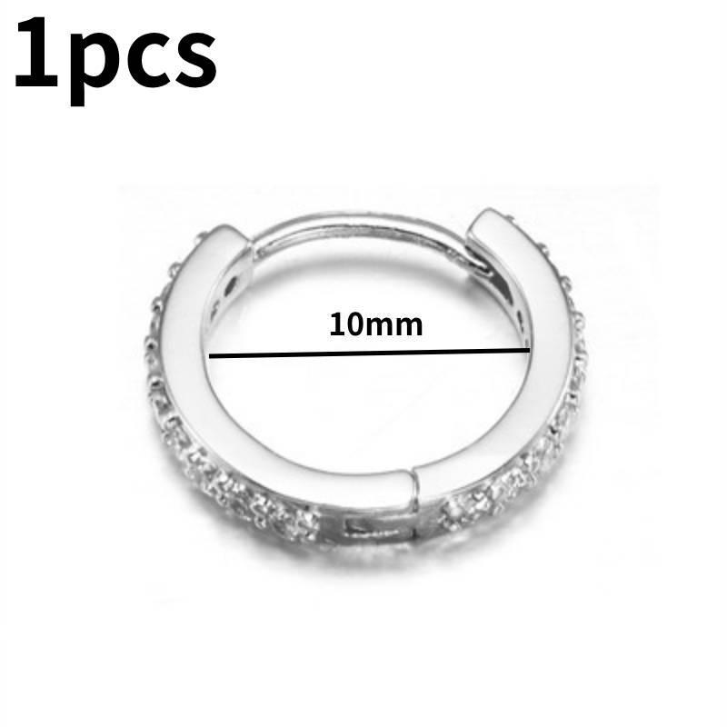 1pcs Small Round Tiny Huggie Hoop Earrings Jewelry Accessories Gifts Decorations