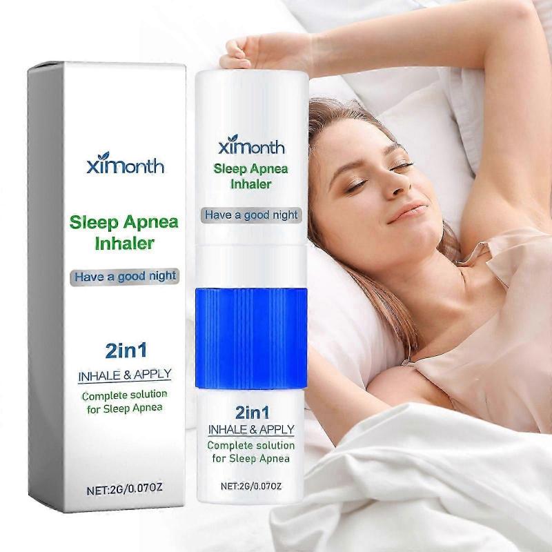 Sleep Apnea Inhaler for Snoring Relief - Reduces Airway Obstruction and Improves Nighttime Breathing Comfort