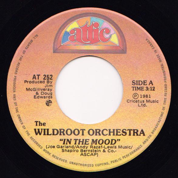 

7inch Record WILDROOT ORCHESTRA - In The Mood AT252 Attic 1981 Canada Pop Used