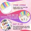 NAILSARTMARKER1mmDrawing Pen, Nail Painting Pen, DIY , Quick,drying, Colored Pen For Drawing Flowers And Outlining ,12 Colors36ml,