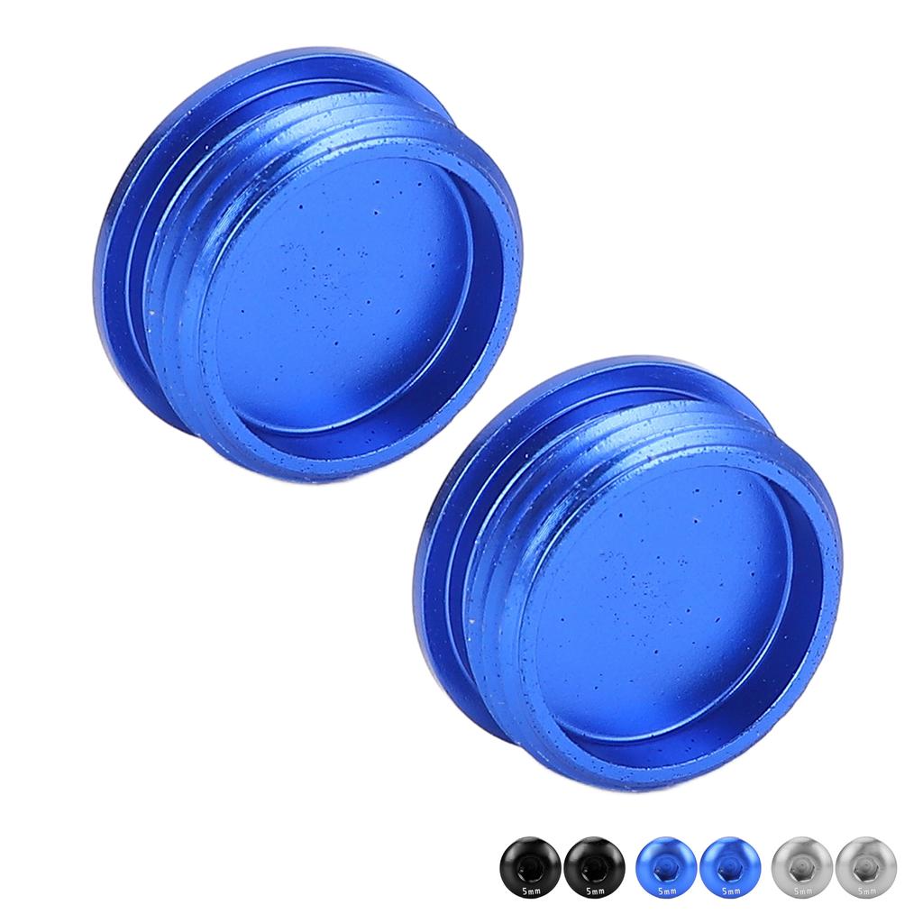 Cycle Pedal Screw Cap Aluminum Alloy M14 Thread 5MM Pedal Screw Cover for Mountain Cycle