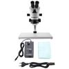 7X 45X Binocular Stereo Microscope WF10X 20 Eyepieces 0.7X 4.5X Zoom Objective