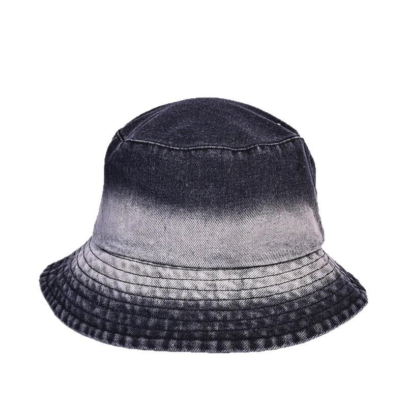 Summer Hat Cowgirl Contrasting Color Big Head Circumference Bucket Hat Shading Sunscreen Basin Hat Outdoor Travel Sun Hat New Product