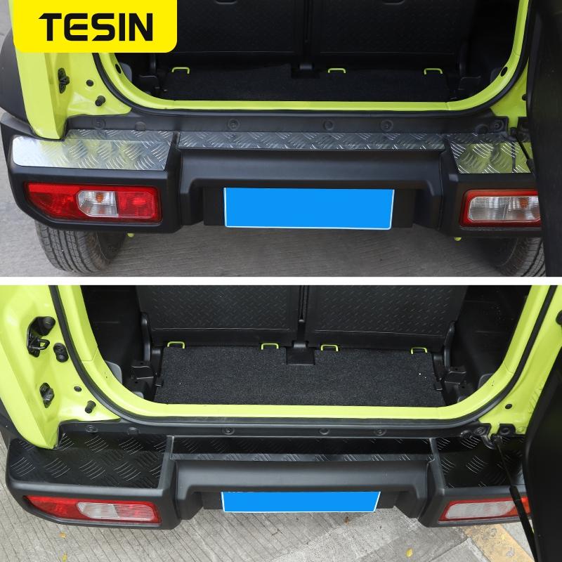 Listwy stylizacyjne TESIN do Suzuki Jimny JB74 Panel tylnego zderzaka samochodowego Osłona dekoracyjna do Suzuki Jimny +
