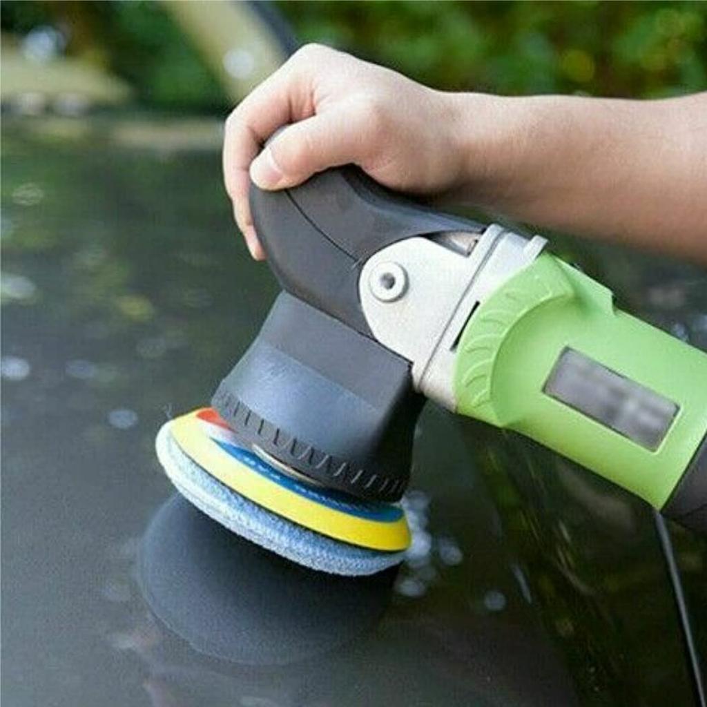 XSAJU Sponge Car Wash Wax Polisher Soft Microfiber Polishing Pack of 10 Buff, Buff, Pads,