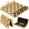 Brangdy Wooden Foldable Magnetic Chess Set (39cm)