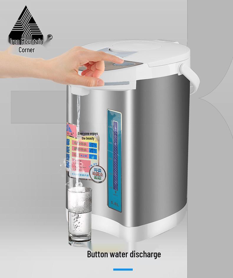 Hervidor eléctrico de acero inoxidable 304 aislado de siete etapas con control inteligente de temperatura