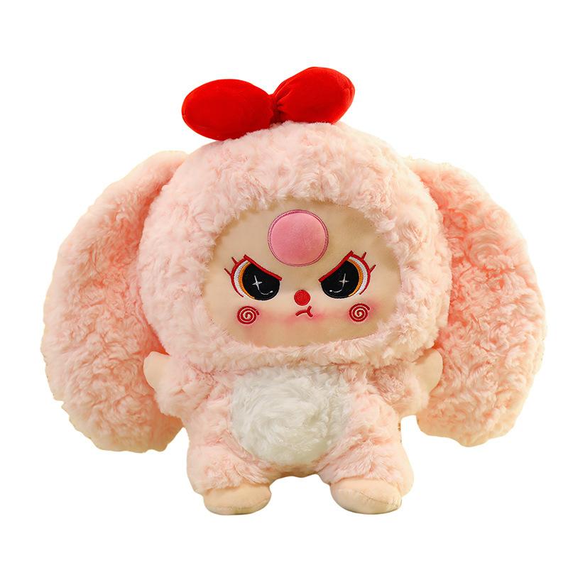 Lop-eared baby three-year-old rabbit doll plush toy doll soothes sleep and holds cute gift girl