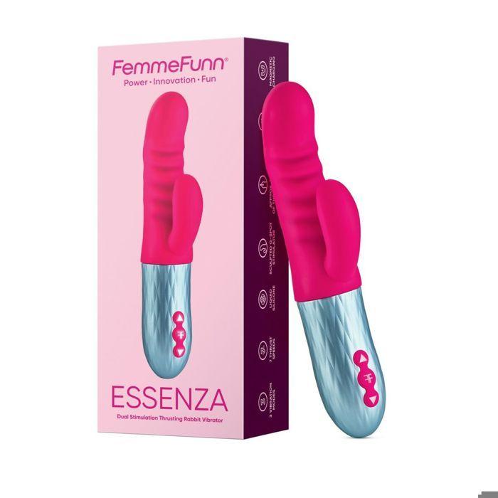 Erotic Vibrator - WomanFunn Essenza - Double Stimulation - Rechargeable - Silicone and ABS