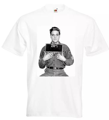 Tricou Elvis Presley 1956 Fotografie Armata SUA