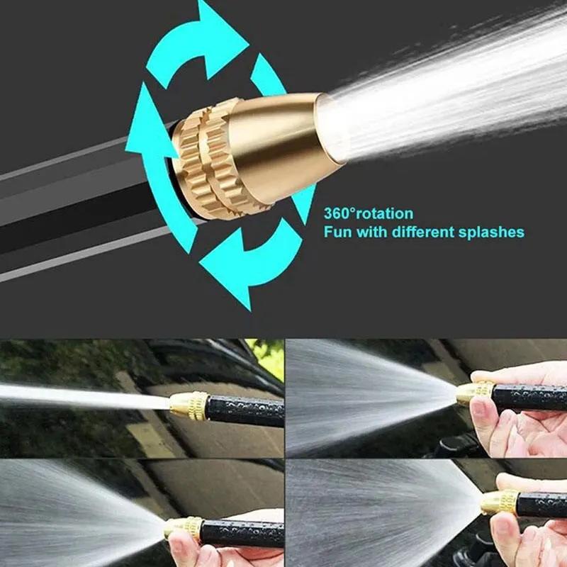 Pistola ad acqua ad alta pressione, spruzzatore per irrigazione da giardino, spruzzatore per irrigazione da giardino per strumento di pulizia