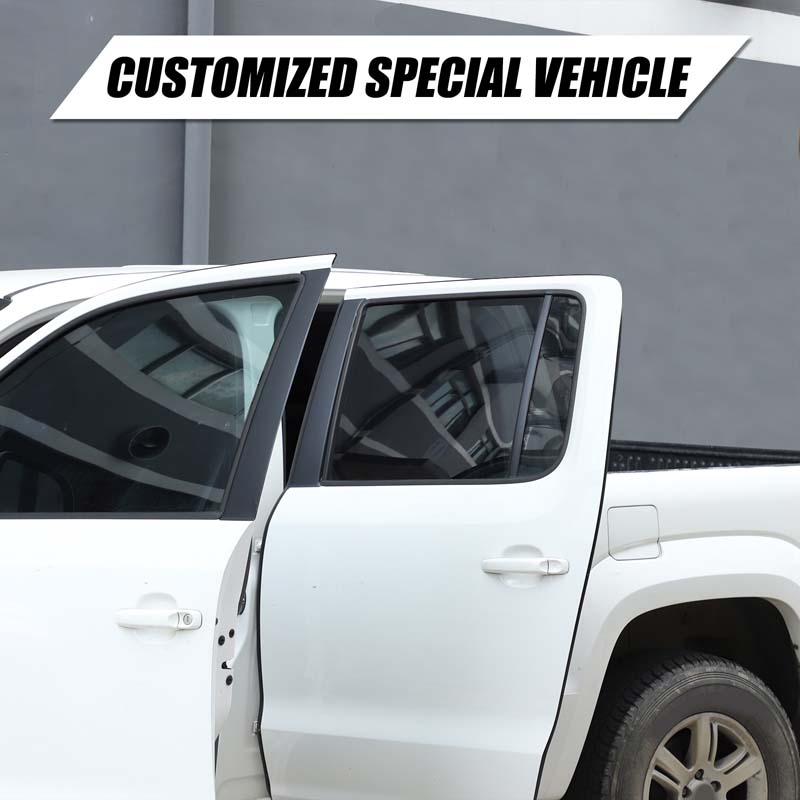 For VW Volkswagen Amarok 2011-2018 PVC Car Window B Pillar Post Vinyl Stickers Column Stickers Trim Accessories