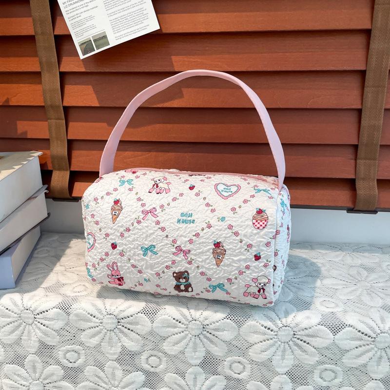 

Fashion Cartoon Cosmetic Travel Organizer Casual Makeup Wash Bags Large Capacity Portable Tote Gifts A4