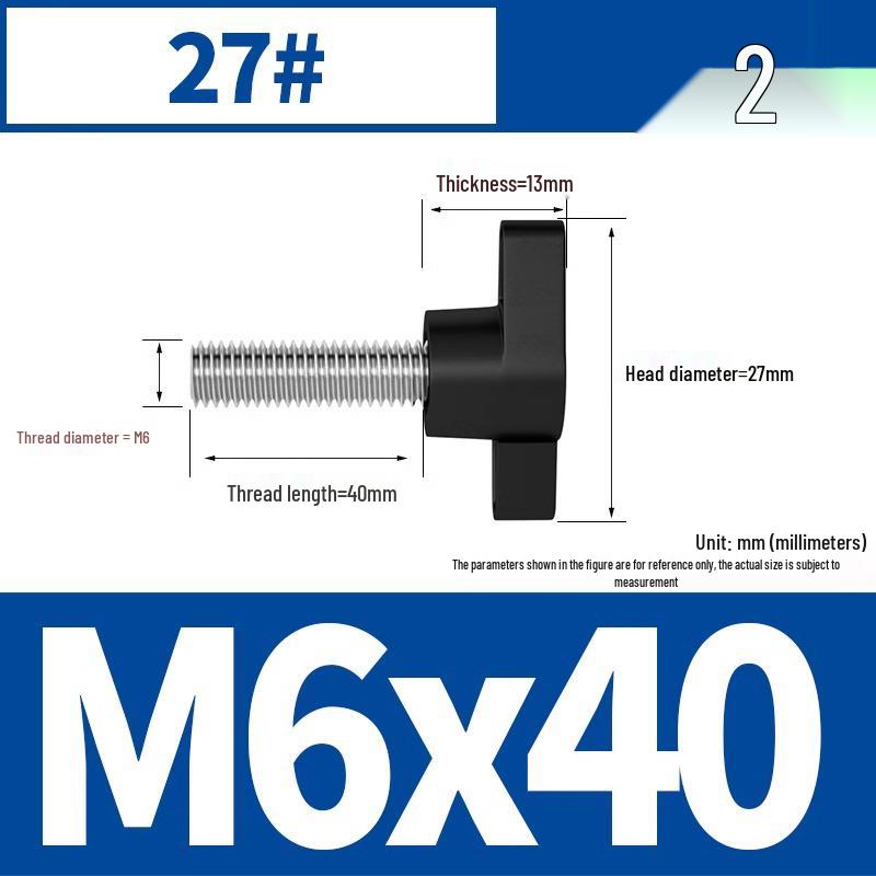 Stainless Steel Z-Type T-Handle Slotted Screw with Plastic Head (M4/M5/M6/M8)